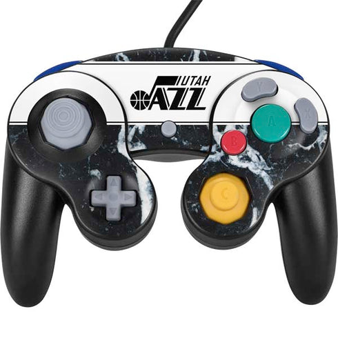 NBA Utah Jazz Marble Nintendo GameCube Controller Skin