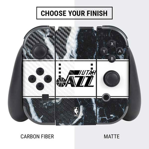 NBA Utah Jazz Marble Nintendo Switch Bundle Skin