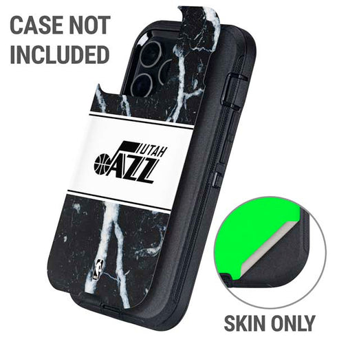 NBA Utah Jazz Marble Otterbox Defender iPhone Skin