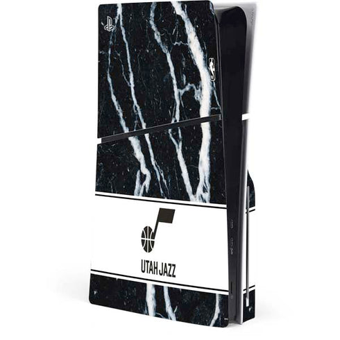 NBA Utah Jazz Marble PS5 Slim Disk Console Skin