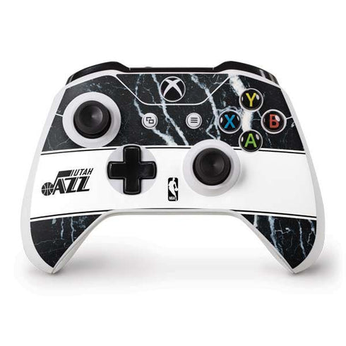 NBA Utah Jazz Marble Xbox One S Controller Skin