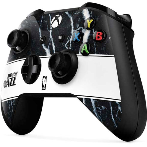 NBA Utah Jazz Marble Xbox One X Controller Skin