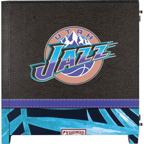 NBA Utah Jazz Retro Palms Corsair 4000D Tempered Glass Mid-Tower ATX Case Skin