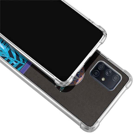NBA Utah Jazz Retro Palms Galaxy A71 5G Clear Case