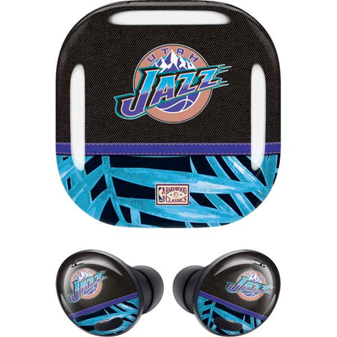 NBA Utah Jazz Retro Palms Galaxy Buds Pro Skin