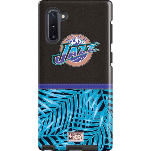 NBA Utah Jazz Retro Palms Galaxy Note 10 Pro Case