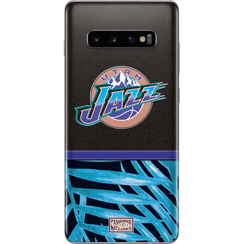 NBA Utah Jazz Retro Palms Galaxy S10 Plus Skin