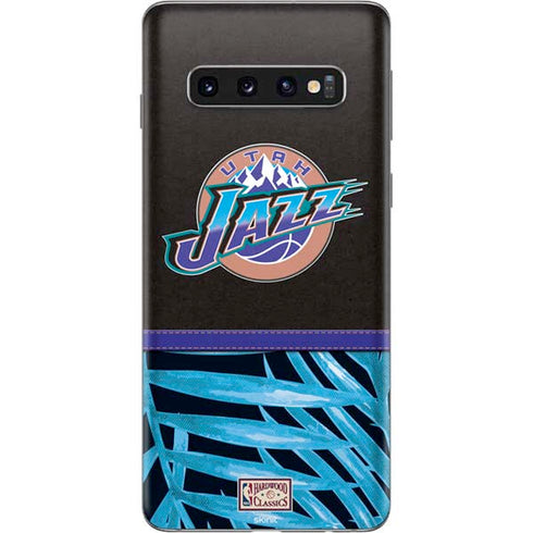 NBA Utah Jazz Retro Palms Galaxy S10 Skin