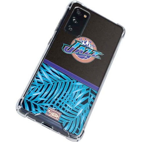 NBA Utah Jazz Retro Palms Galaxy S20 FE Clear Case