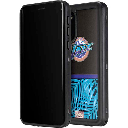 NBA Utah Jazz Retro Palms Galaxy S20 Plus Waterproof Case