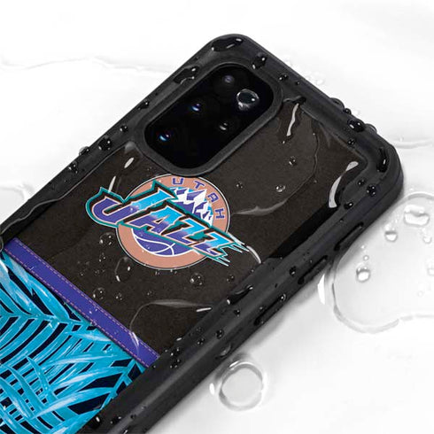 NBA Utah Jazz Retro Palms Galaxy S20 Plus Waterproof Case
