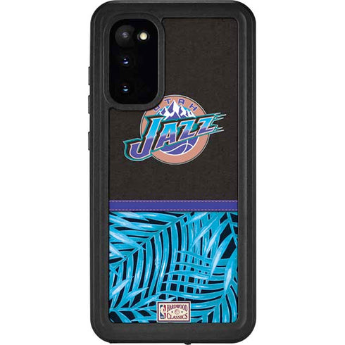 NBA Utah Jazz Retro Palms Galaxy S20 Waterproof Case