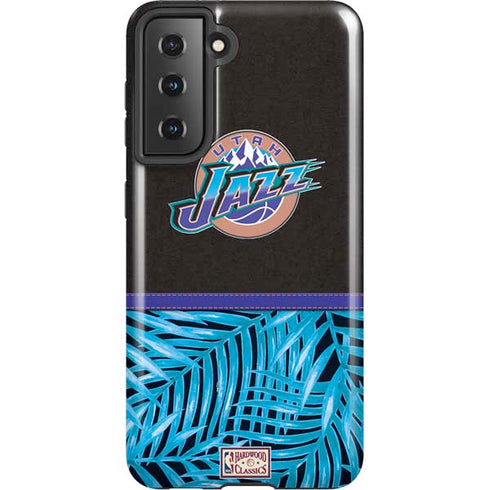NBA Utah Jazz Retro Palms Galaxy S21 5G Pro Case