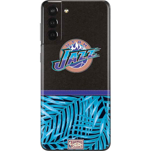 NBA Utah Jazz Retro Palms Galaxy S21 Plus 5G Skin
