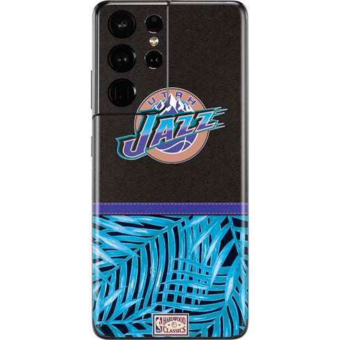 NBA Utah Jazz Retro Palms Galaxy S21 Ultra 5G Skin