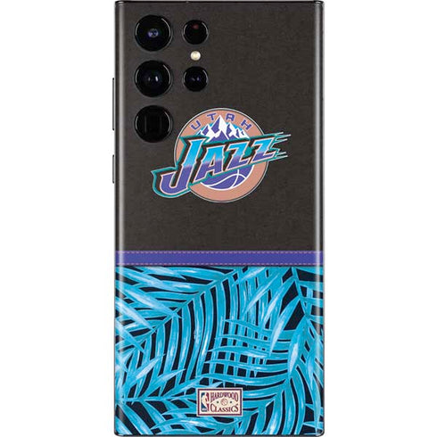 NBA Utah Jazz Retro Palms Galaxy S22 Ultra Skin
