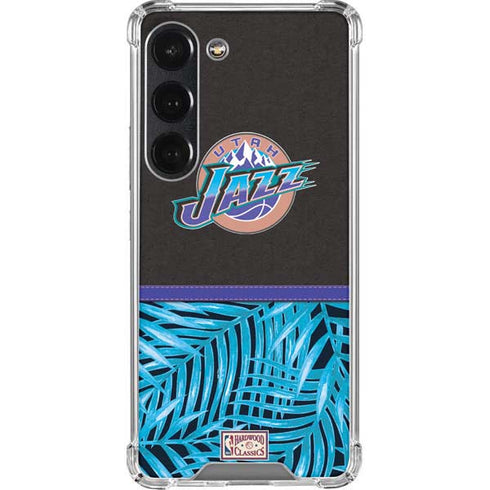 NBA Utah Jazz Retro Palms Galaxy S23 Clear Case