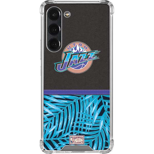 NBA Utah Jazz Retro Palms Galaxy S23 Plus Clear Case