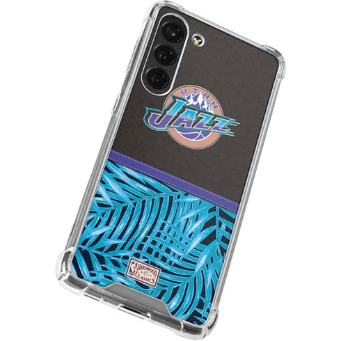 NBA Utah Jazz Retro Palms Galaxy S23 Plus Clear Case