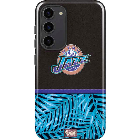 NBA Utah Jazz Retro Palms Galaxy S23 Plus Pro Case