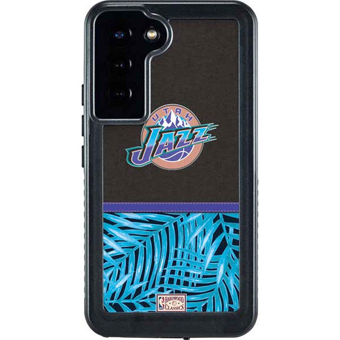 NBA Utah Jazz Retro Palms Galaxy S23 Plus Waterproof Case