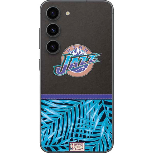 NBA Utah Jazz Retro Palms Galaxy S23 Skin