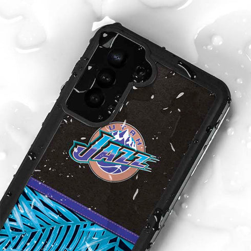 NBA Utah Jazz Retro Palms Galaxy S23 Waterproof Case