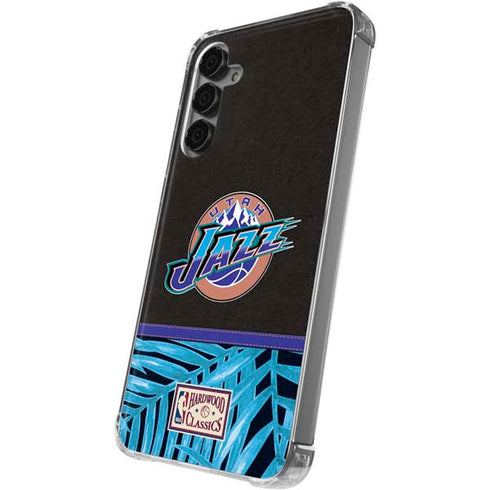 NBA Utah Jazz Retro Palms Galaxy S24 Plus Clear Case