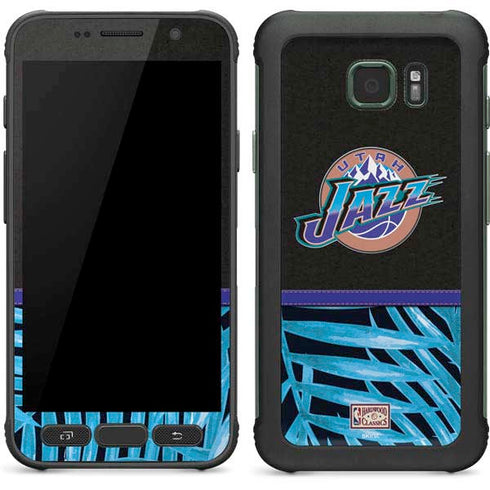 NBA Utah Jazz Retro Palms Galaxy S7 Active Skin