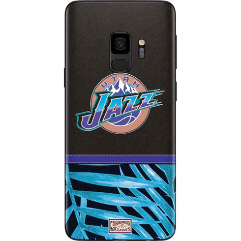 NBA Utah Jazz Retro Palms Galaxy S9 Skin