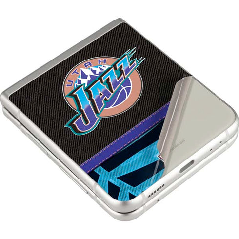 NBA Utah Jazz Retro Palms Galaxy Z Flip3 5G Skin