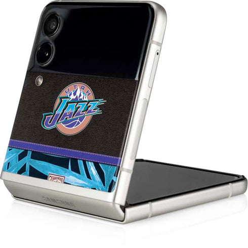 NBA Utah Jazz Retro Palms Galaxy Z Flip3 5G Skin