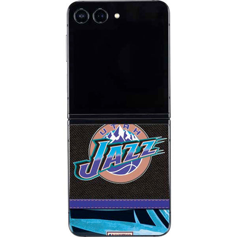NBA Utah Jazz Retro Palms Galaxy Z Flip5 5G Skin