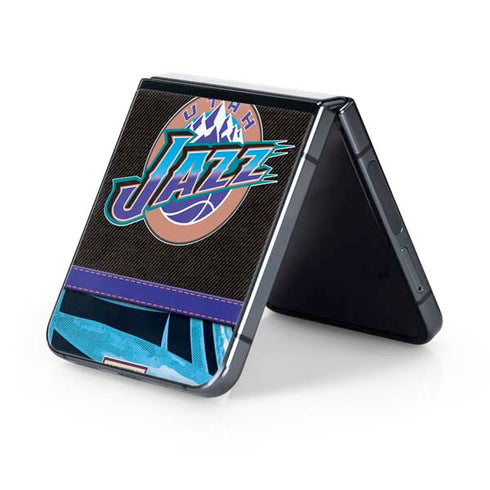 NBA Utah Jazz Retro Palms Galaxy Z Flip5 5G Skin