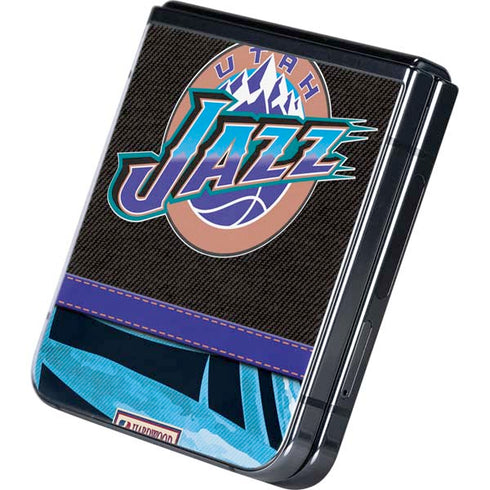 NBA Utah Jazz Retro Palms Galaxy Z Flip5 5G Skin