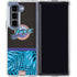 NBA Utah Jazz Retro Palms Galaxy Z Fold5 5G Clear Case