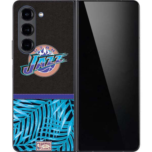 NBA Utah Jazz Retro Palms Galaxy Z Fold5 5G Skin