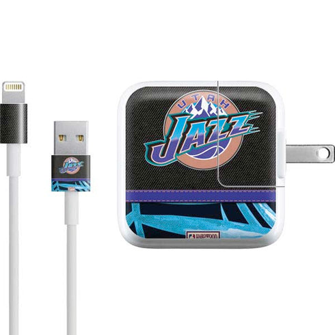 NBA Utah Jazz Retro Palms iPad Charger (10W USB) Skin