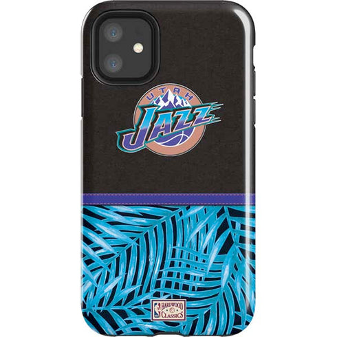 NBA Utah Jazz Retro Palms iPhone 11 Impact Case