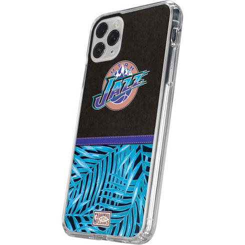 NBA Utah Jazz Retro Palms iPhone 11 Pro Clear Case
