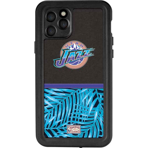 NBA Utah Jazz Retro Palms iPhone 11 Pro Waterproof Case