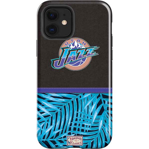 NBA Utah Jazz Retro Palms iPhone 12 Impact Case