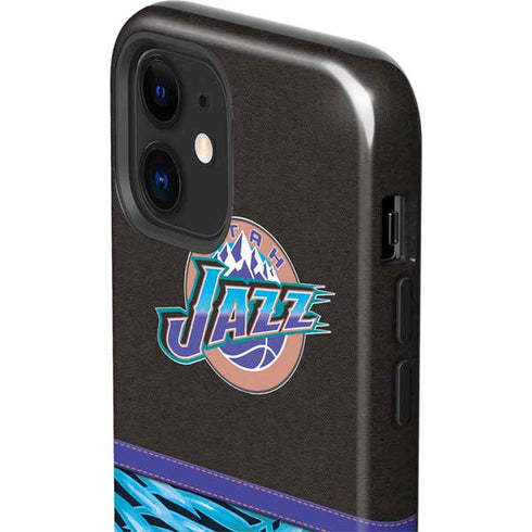 NBA Utah Jazz Retro Palms iPhone 12 Impact Case