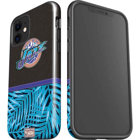 NBA Utah Jazz Retro Palms iPhone 12 Impact Case