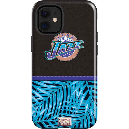 NBA Utah Jazz Retro Palms iPhone 12 Mini Impact Case