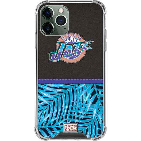 NBA Utah Jazz Retro Palms iPhone 12 Pro Max Clear Case