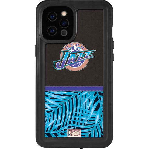 NBA Utah Jazz Retro Palms iPhone 12 Pro Max Waterproof Case