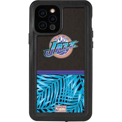 NBA Utah Jazz Retro Palms iPhone 12 Pro Waterproof Case
