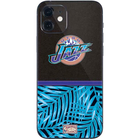 NBA Utah Jazz Retro Palms iPhone 12 Skin