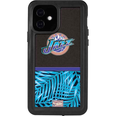 NBA Utah Jazz Retro Palms iPhone 12 Waterproof Case